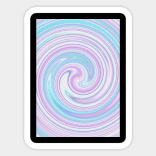 Diamond Marble Swirl Sticker